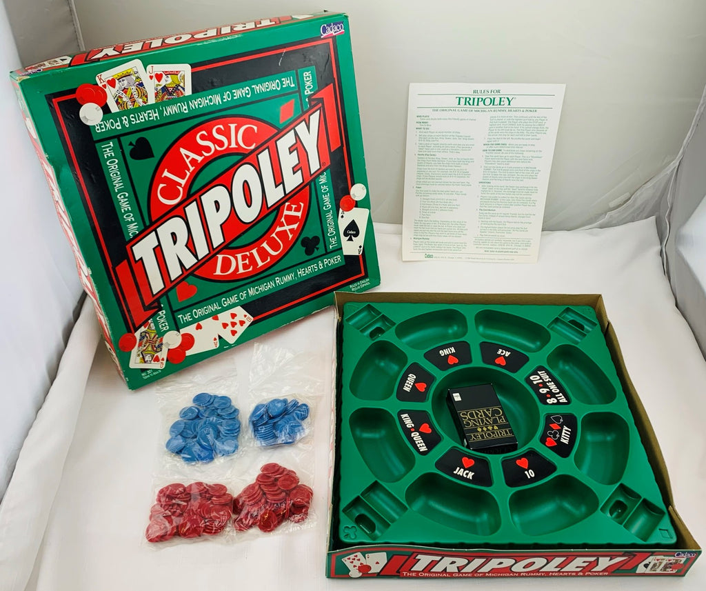 Tripoley Deluxe Game - 1998 - Cadaco - Great Condition