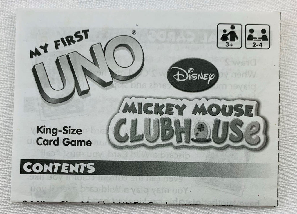 UNO Mickey Mouse Card Game by Mattel