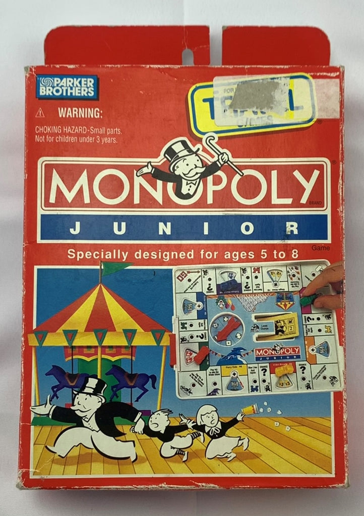 1994 Monopoly Junior Travel Game by Parker Brothers New FREE SHIPPING 