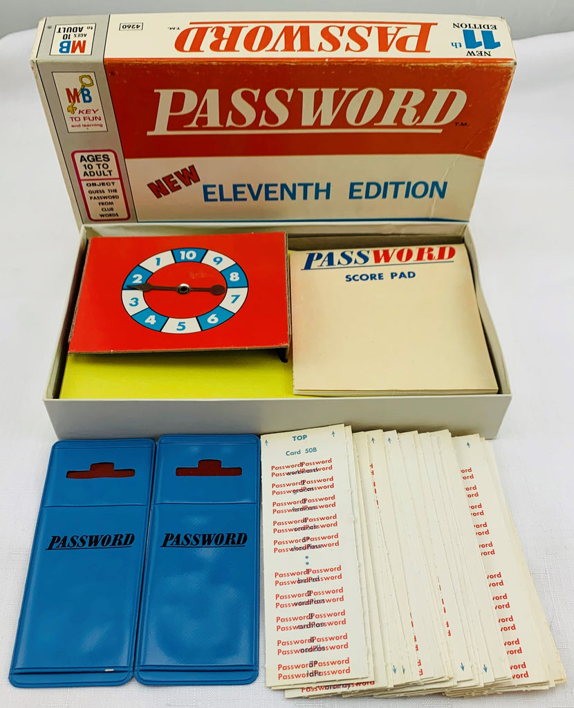 Vintage Password Game ~ 1966 Milton Bradly #4260 ~ Volume Six ~ Complete Set