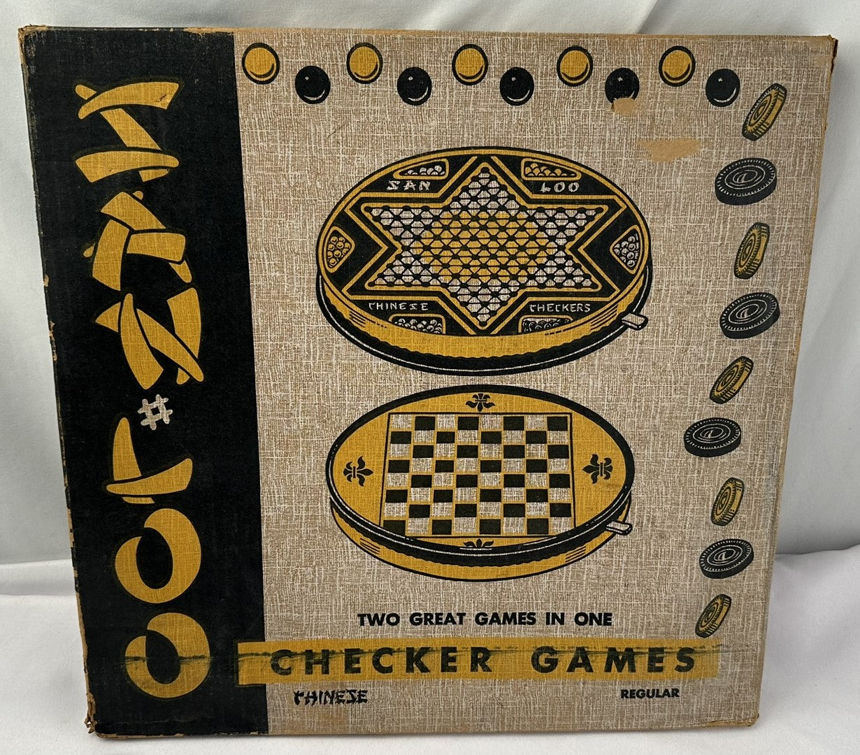 2 in 1 Chinese Checkers and Checkers - Northwestern Products - Great Condition