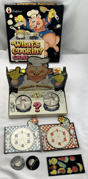 What's Cookin? Game - 1979 - Colorforms - Good Condition