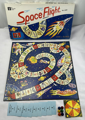 Space Flight Board Game - 1975 - Ideal - Great Condition