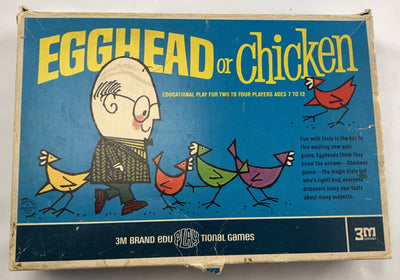 Egghead or Chicken Game - 1967 - 3M - Very Good Condition