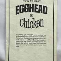 Egghead or Chicken Game - 1967 - 3M - Very Good Condition