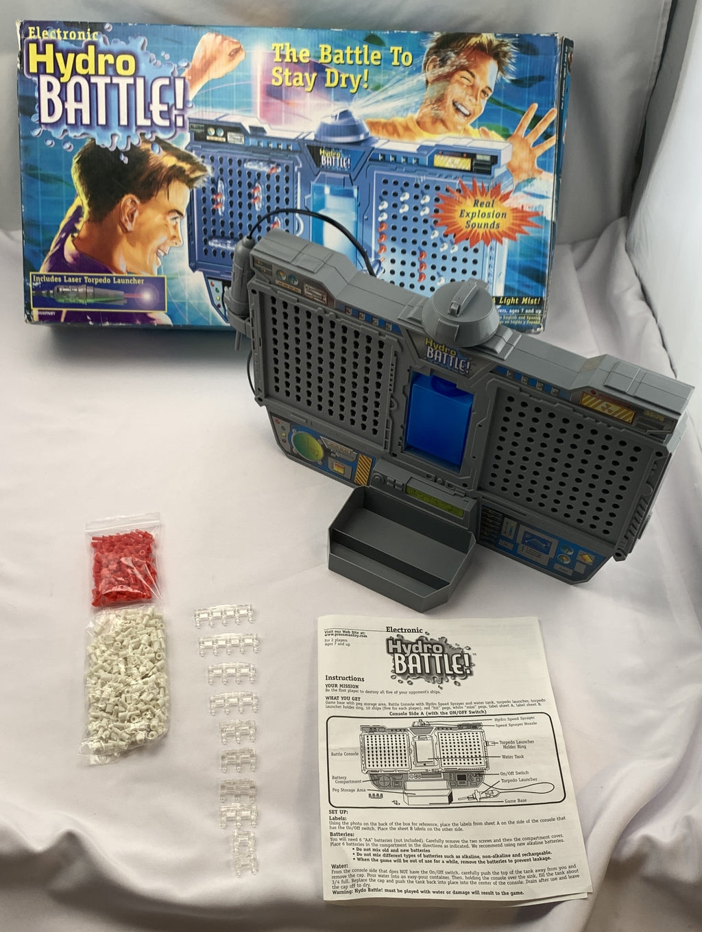 Hydro Battle! Game - 1999 - Pressman - Very Good Condition