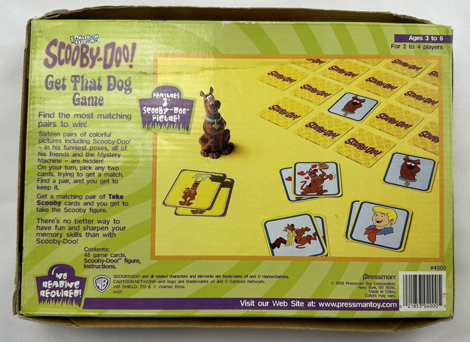 Scooby Doo Get That Dog Game - 1999 - Pressman - Great Condition