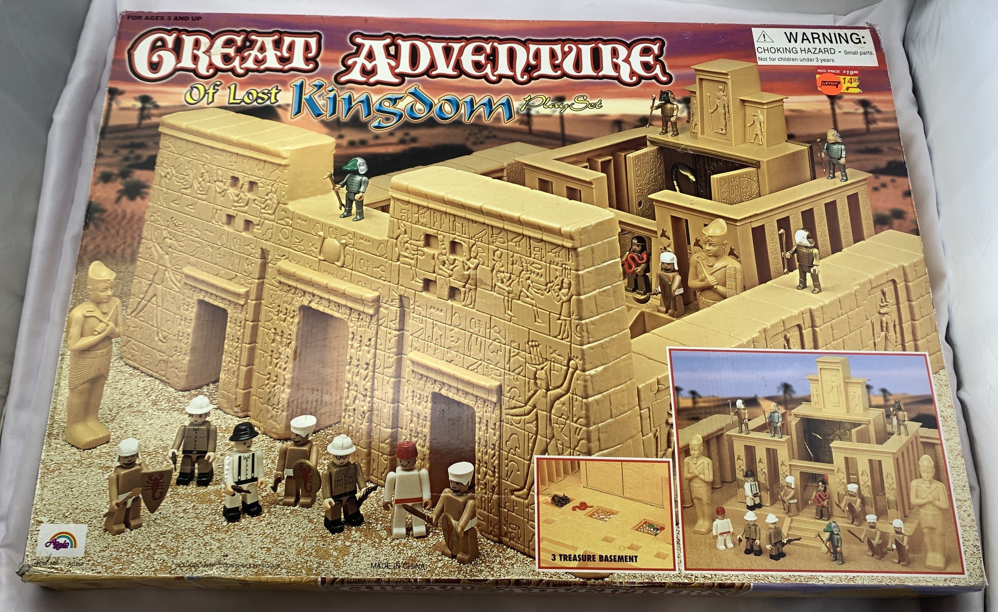 Vintage Great Adventure of Lost Kingdom Playset - Great Condition