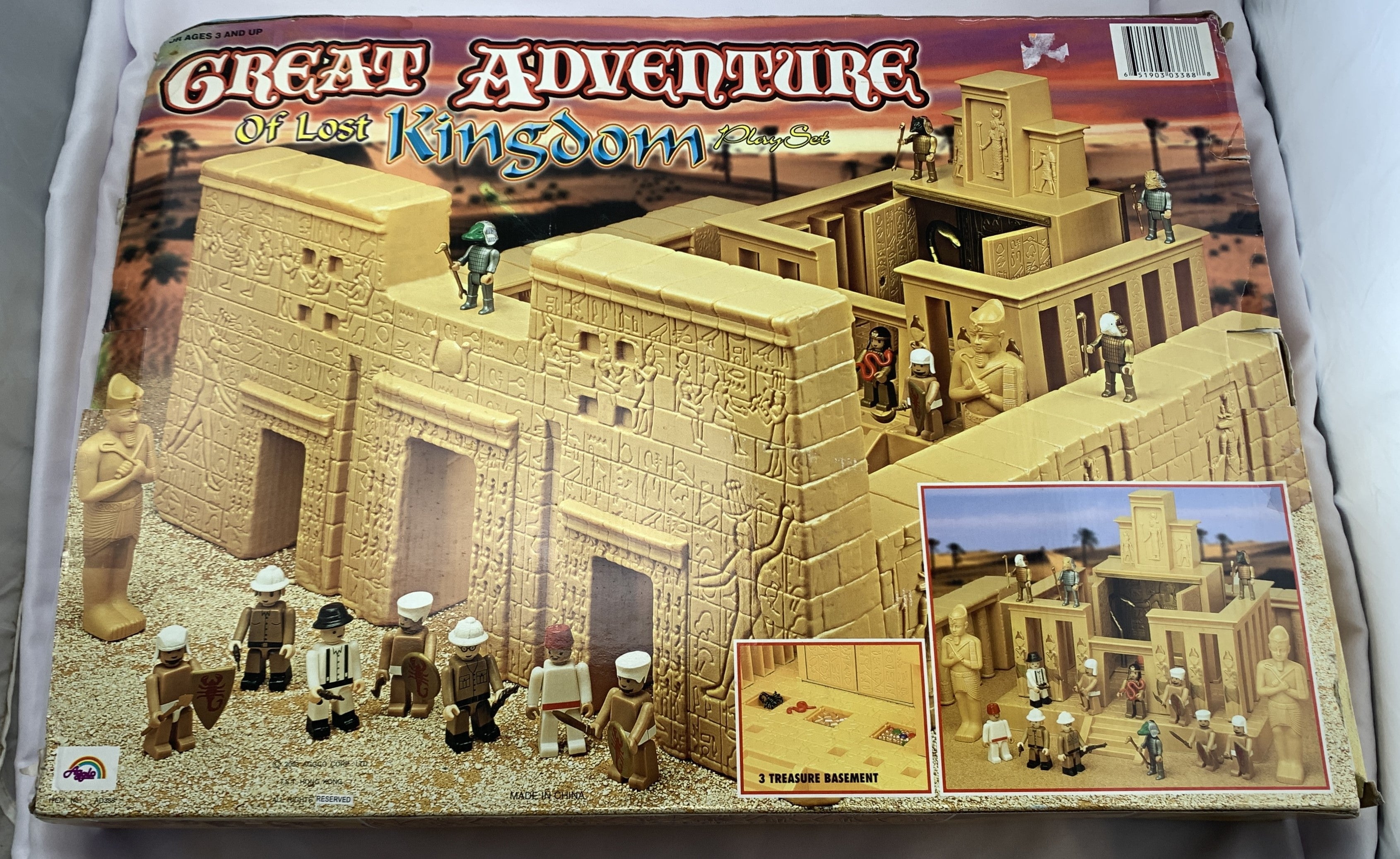 Vintage Great Adventure of Lost Kingdom Playset - Great Condition