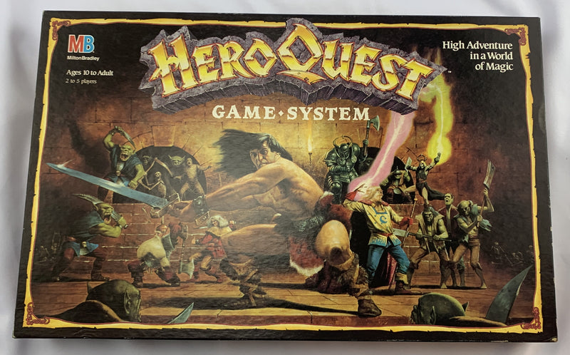 1989 HeroQuest Board Game Hero Quest Milton Bradley Complete Great  Condition