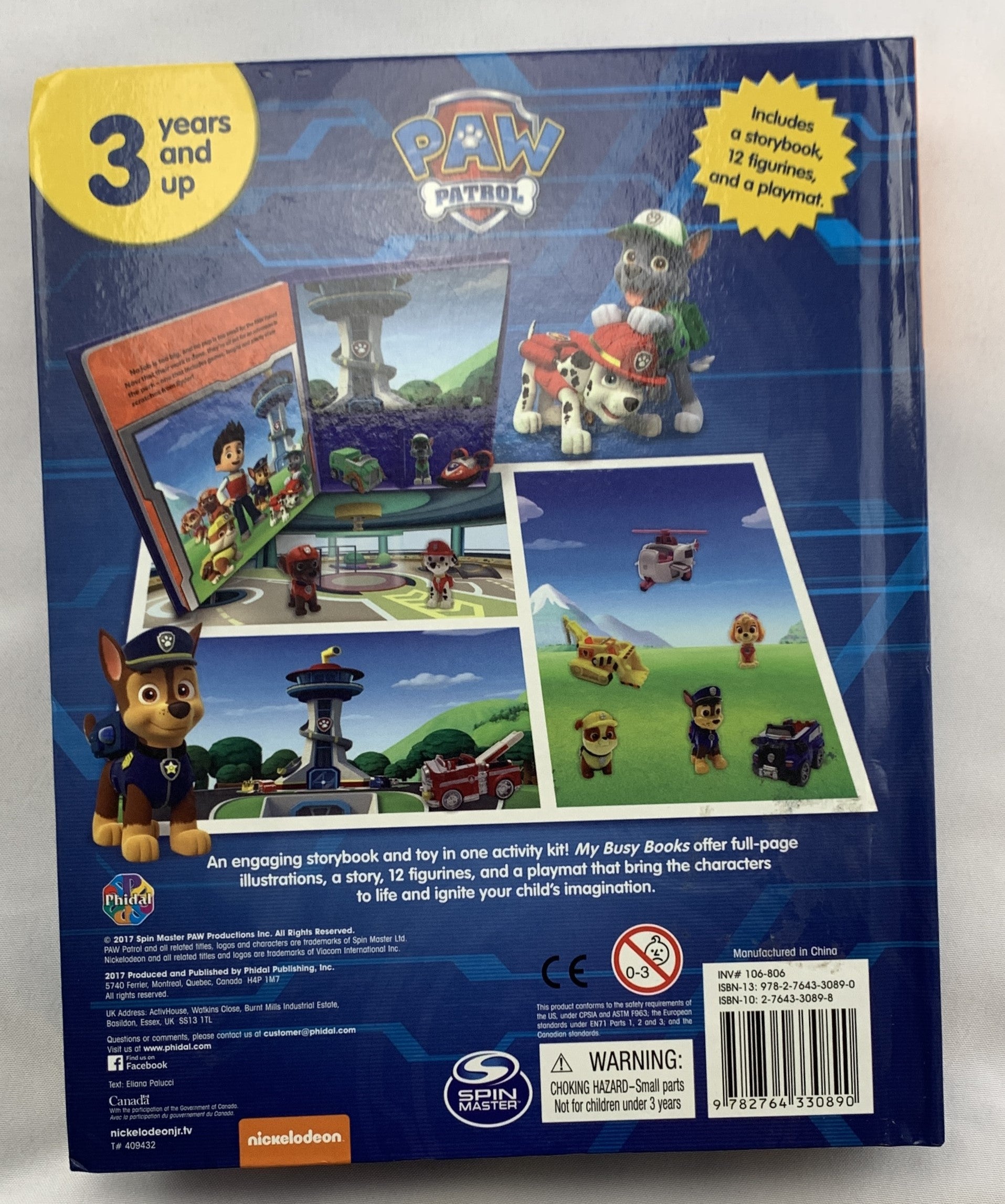 Paw Patrol My Busy Book - 2017 - Great Condition