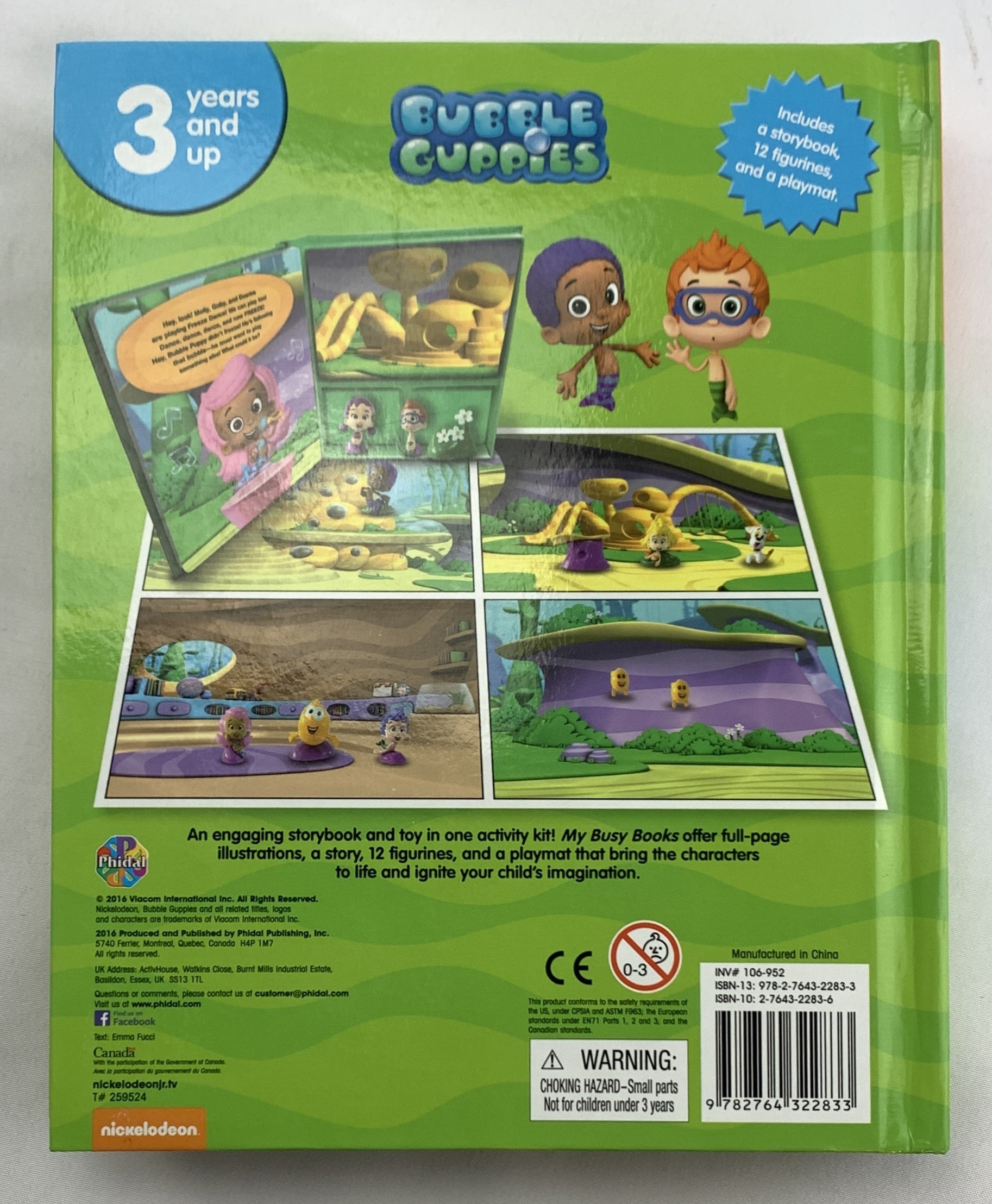 Bubble Guppies My Busy Book - 2016 - Great Condition