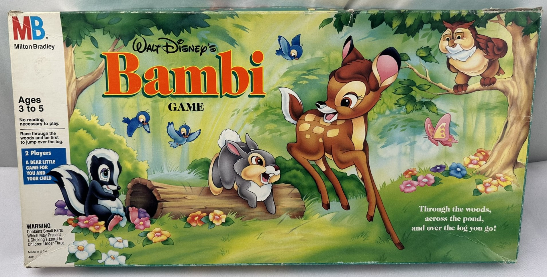 Bambi Game - 1992 - Milton Bradley - Good Condition