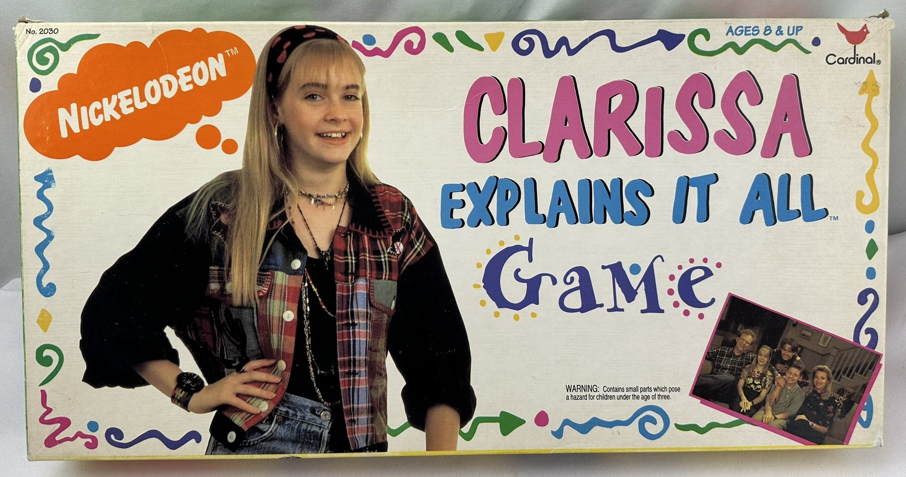 Nickelodeon Clarissa Explains It All Game - 1994 - Cardinal - Great Condition