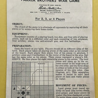 Conflict Game - 1960 - Parker Brothers - Great Condition