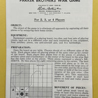 Conflict Game - 1960 - Parker Brothers - Very Good Condition