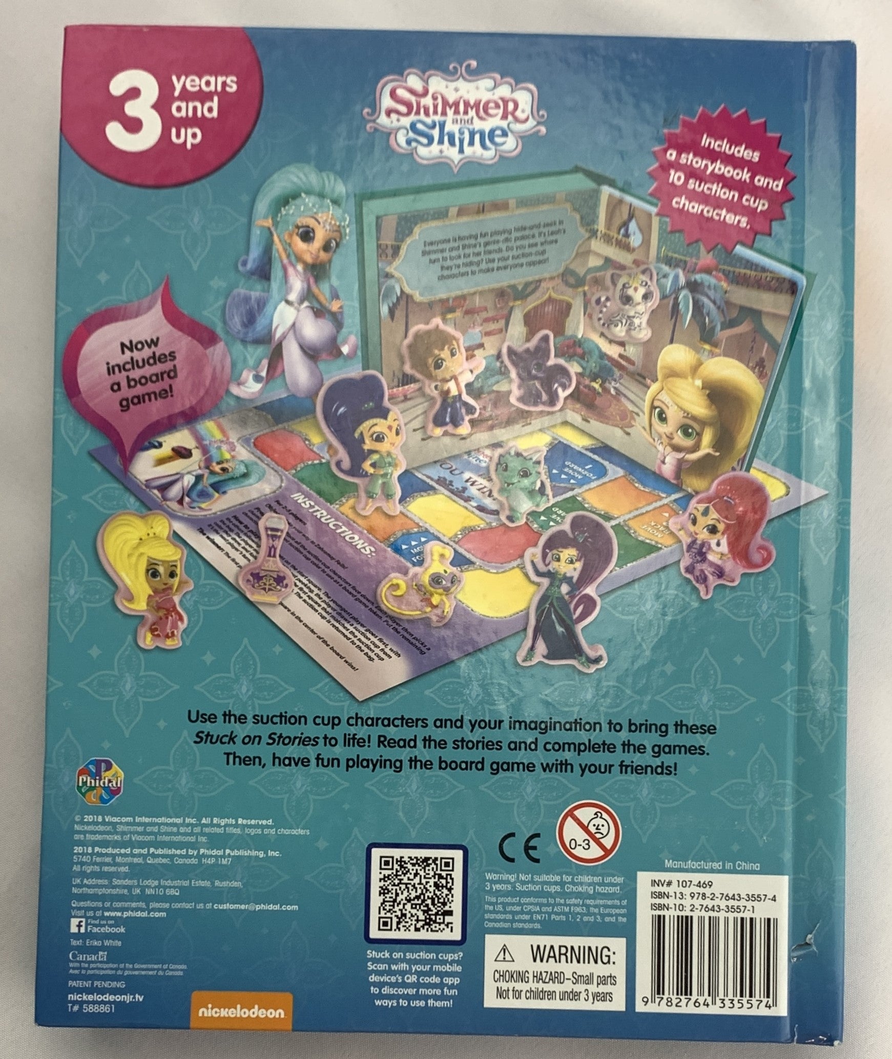 Shimmer and Shine Stuck on Stories - 2018 - Great Condition