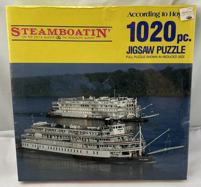 Steamboatin on the Delta Queen Mississippi Queen Puzzle - Hoyle - New/Sealed