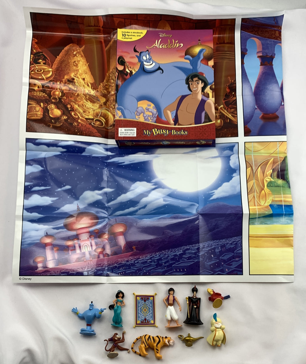 Disney's Aladdin My Busy Books- 2019 - Great Condition