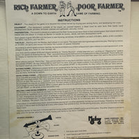 Rich Farmer Poor Farmer Board Game - 1977 - Great Condition