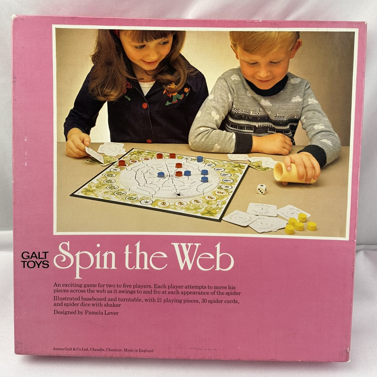 Spin the Web Game - 1981 - Galt Toys - Great Condition