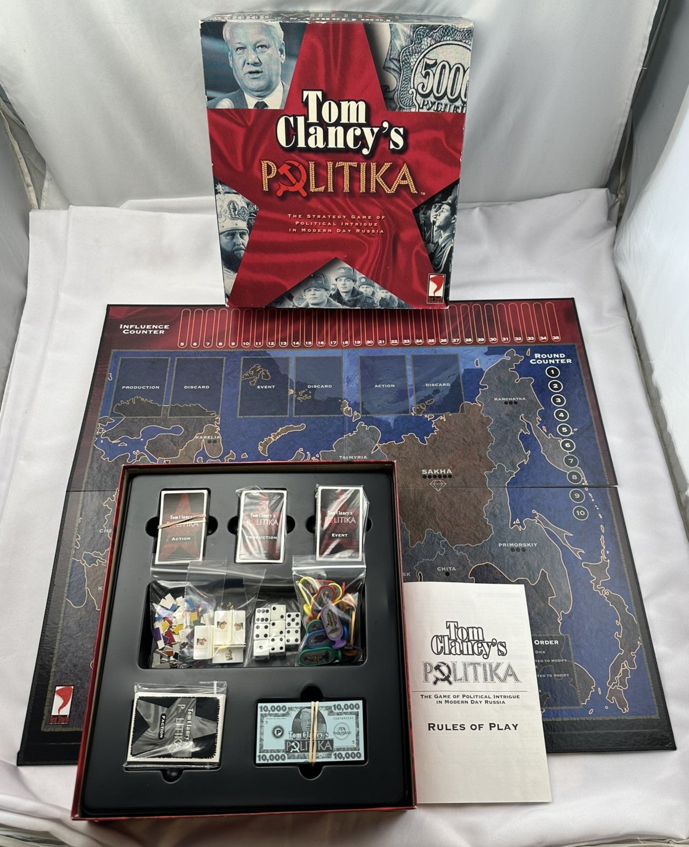 Tom Clancy's Politika Game - 1997 - Red Storm Entertainment - Great Condition