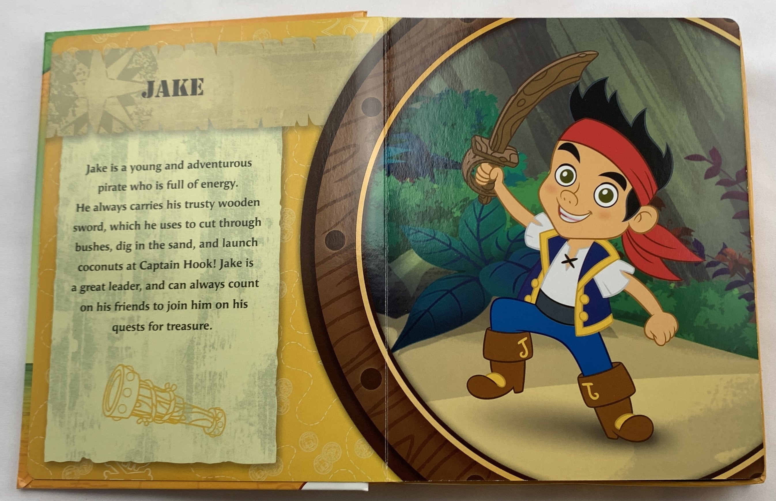 Jake Neverland Pirates My Busy Books- 2013 - Great Condition