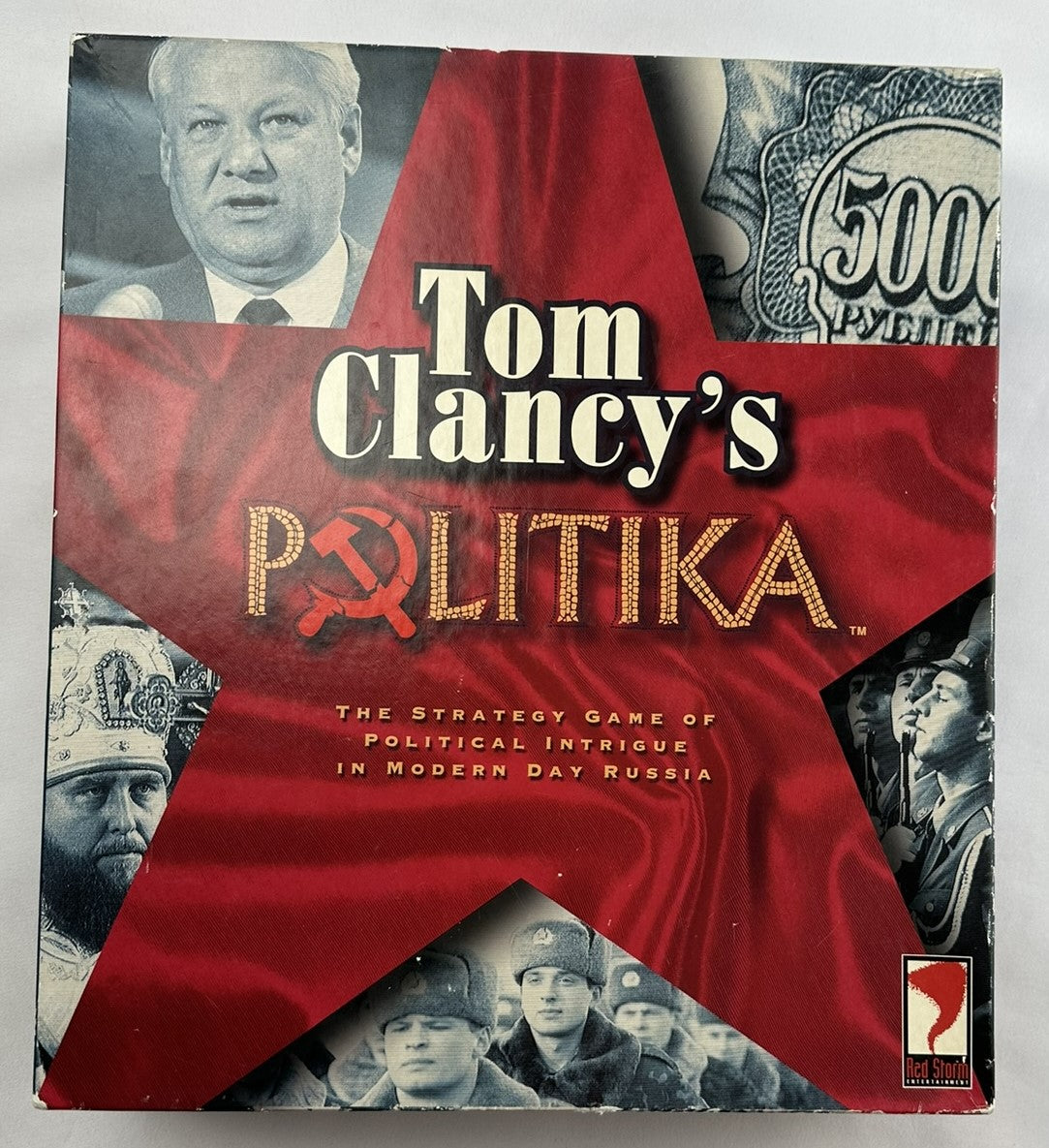 Tom Clancy's Politika Game - 1997 - Red Storm Entertainment - Great Condition