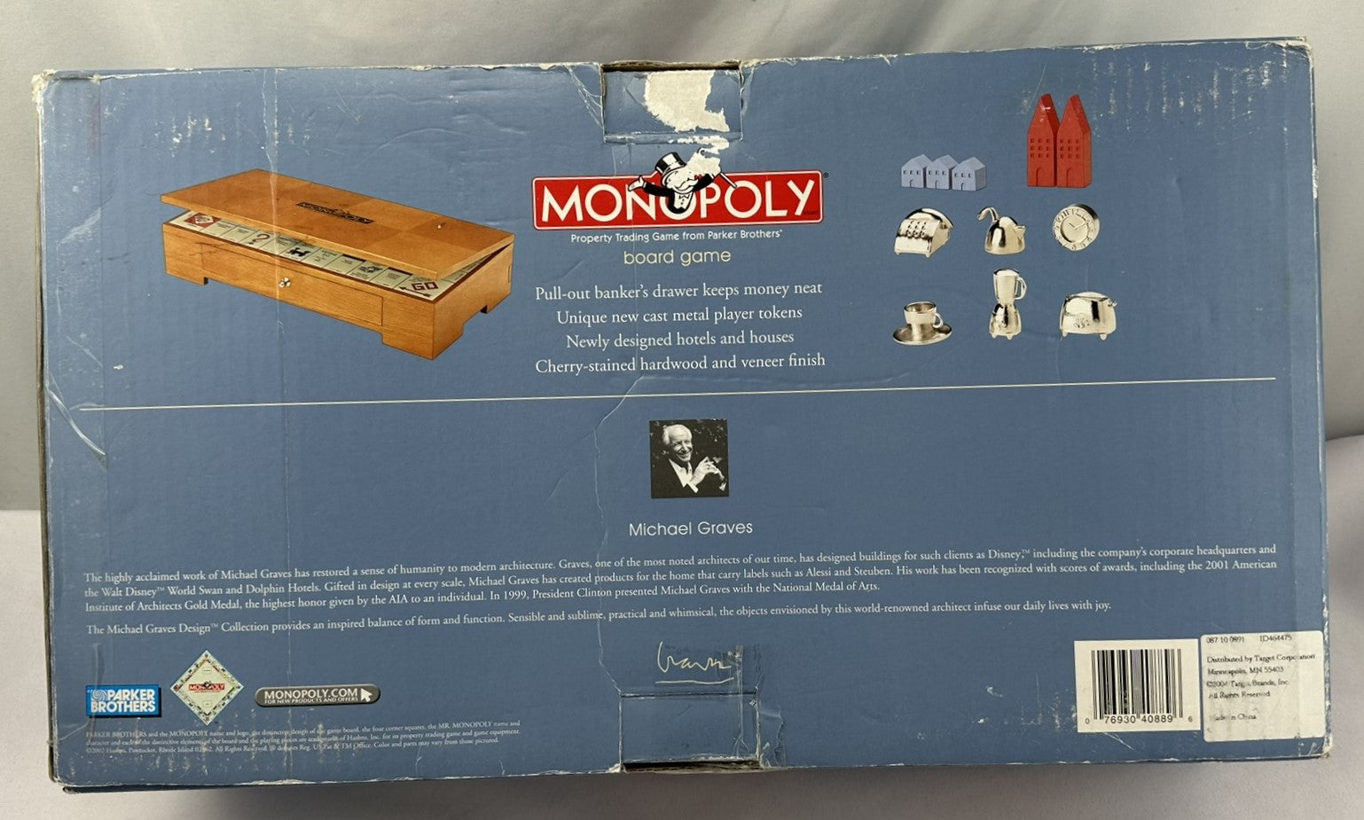 Michael Graves Monopoly Game - 2002 - Parker Brothers - Great Condition