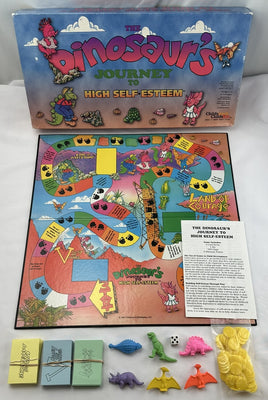 The Dinosaur's Journey to High Self-Esteem Game - 1992 - Childswork Childsplay - Great Condition (Copy)