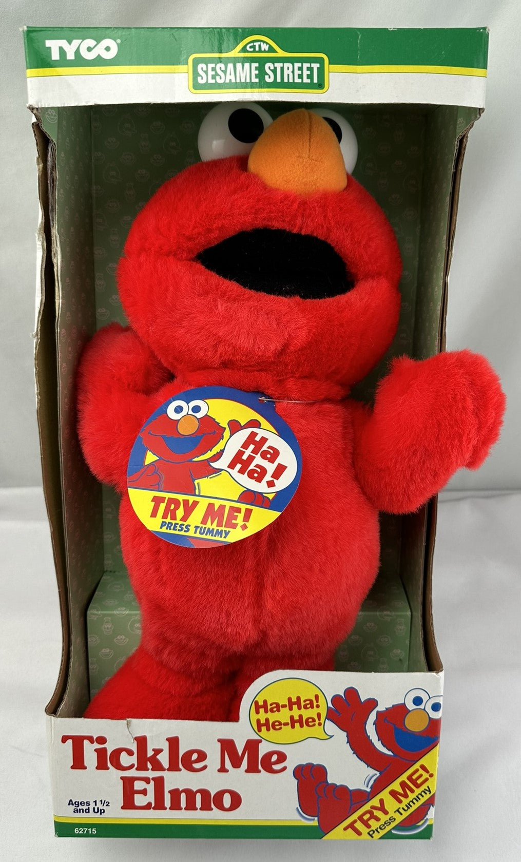 Tickle Me Elmo - 1996 - Tyco - New