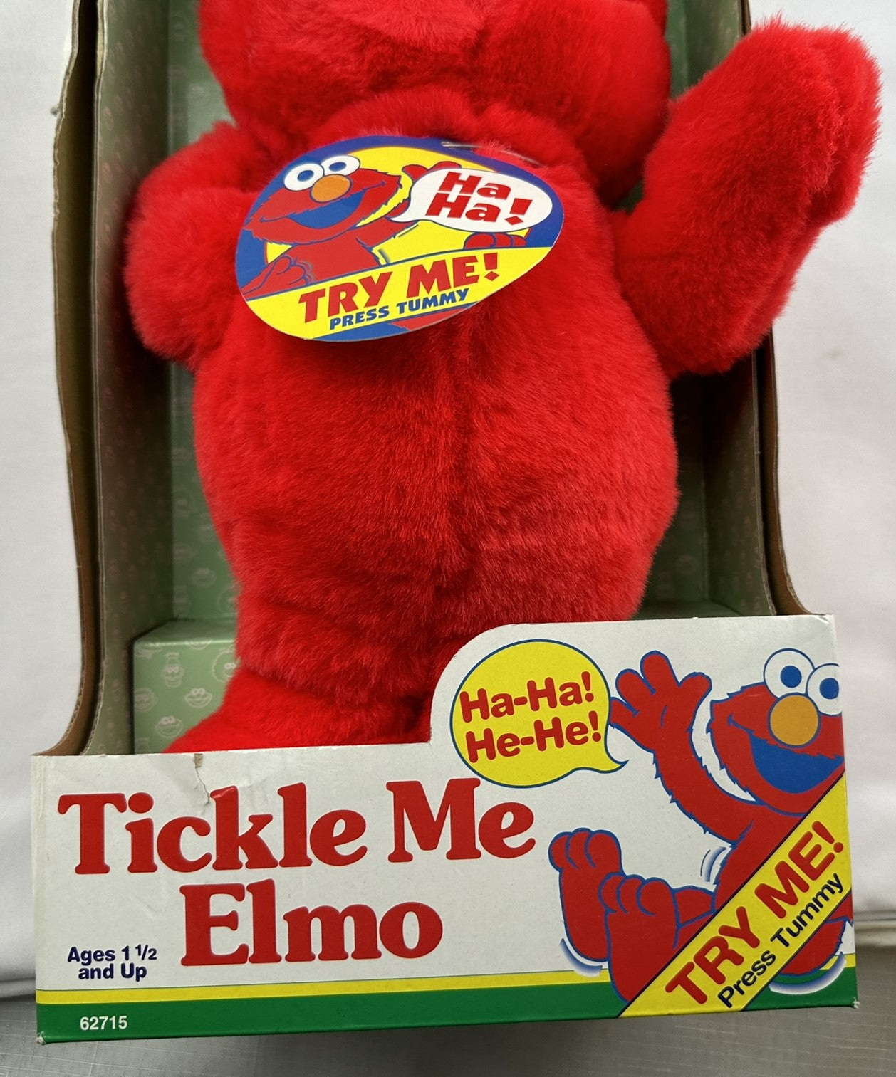 Tickle Me Elmo - 1996 - Tyco - New