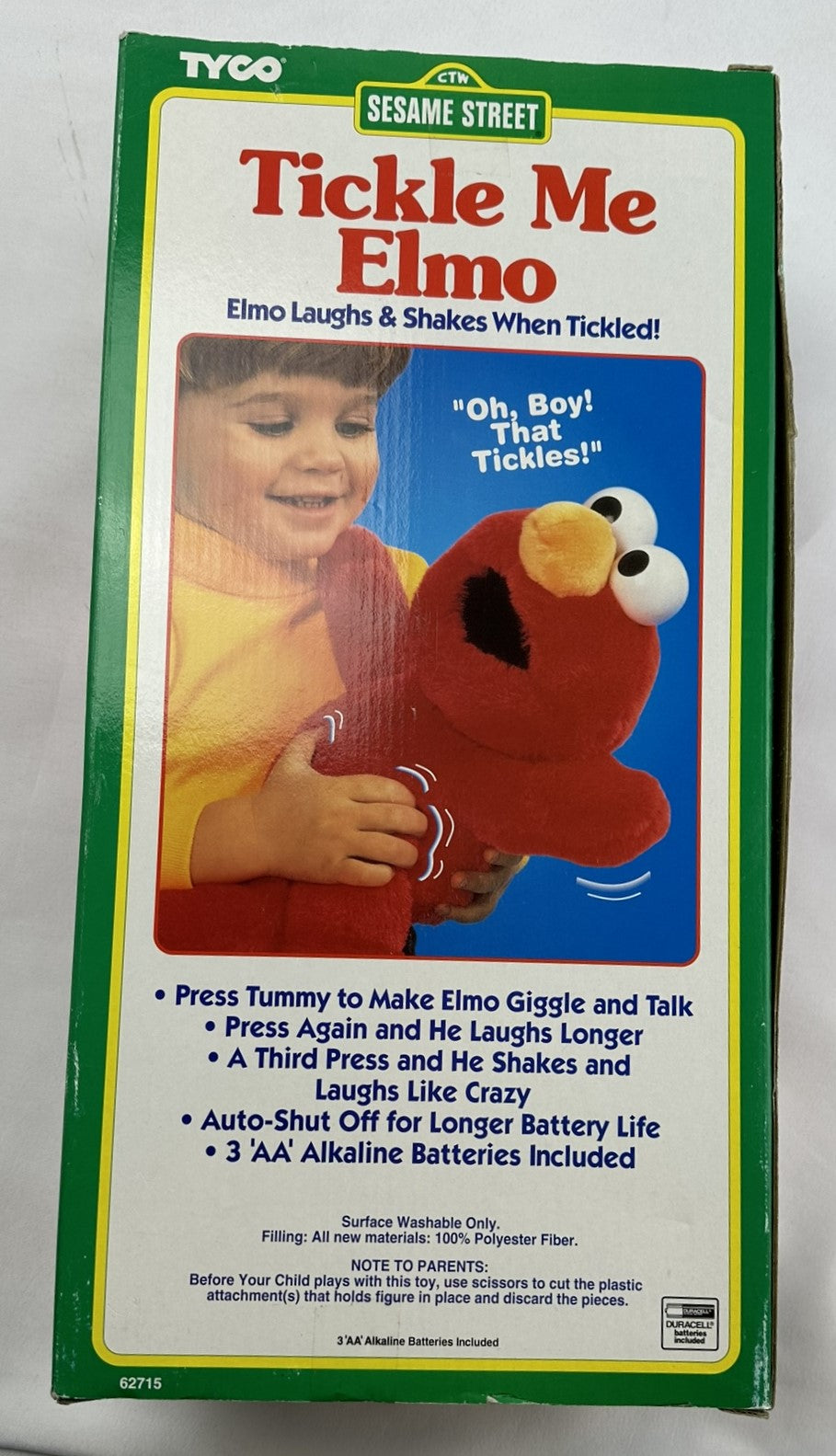 Tickle Me Elmo - 1996 - Tyco - New