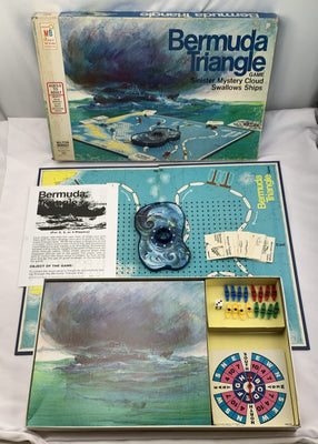 Bermuda Triangle Game - 1975 - Milton Bradley - Great Condition