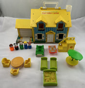 Fisher Price Little People Family Play House - 1969 - Very Good Condition