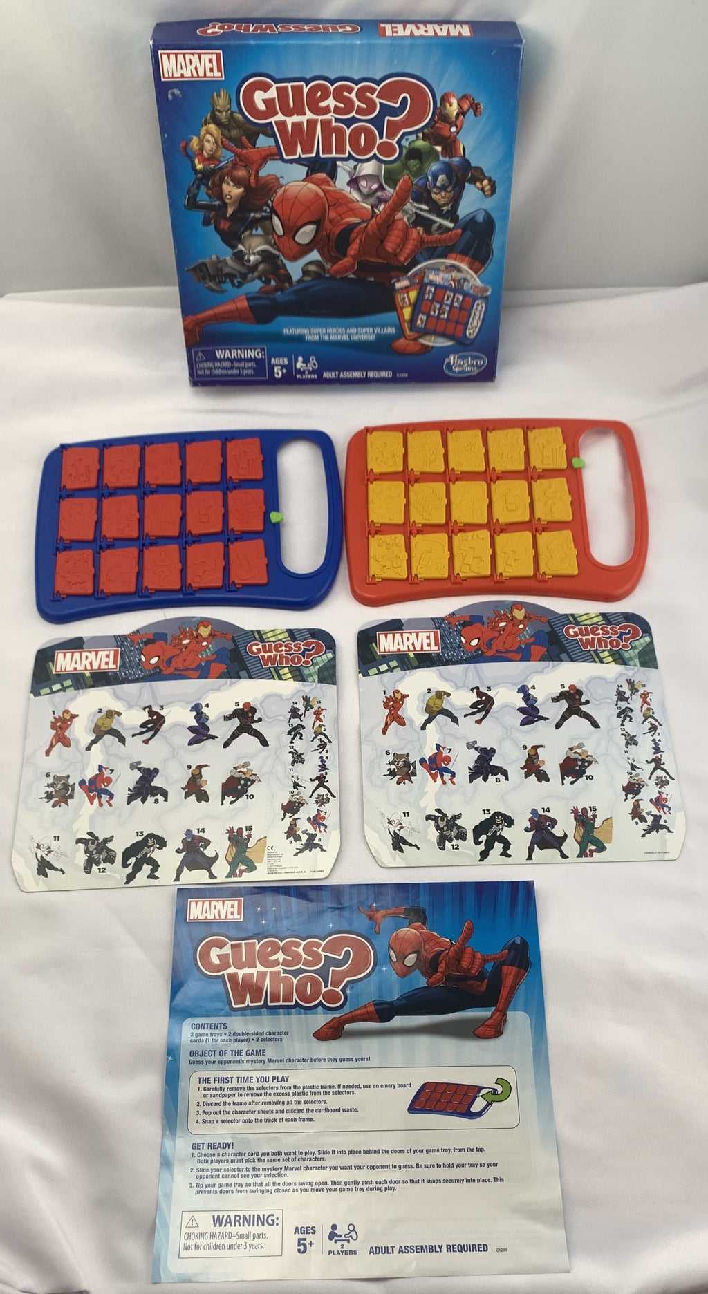 Marvel Guess Who Game - 2015 - Hasbro - Great Condition