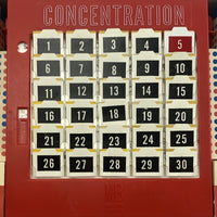 Concentration Game 10th Edition - 1971 - Milton Bradley - Good Condition