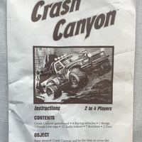 Crash Canyon Game - 1989 - Milton Bradley - Great Condition