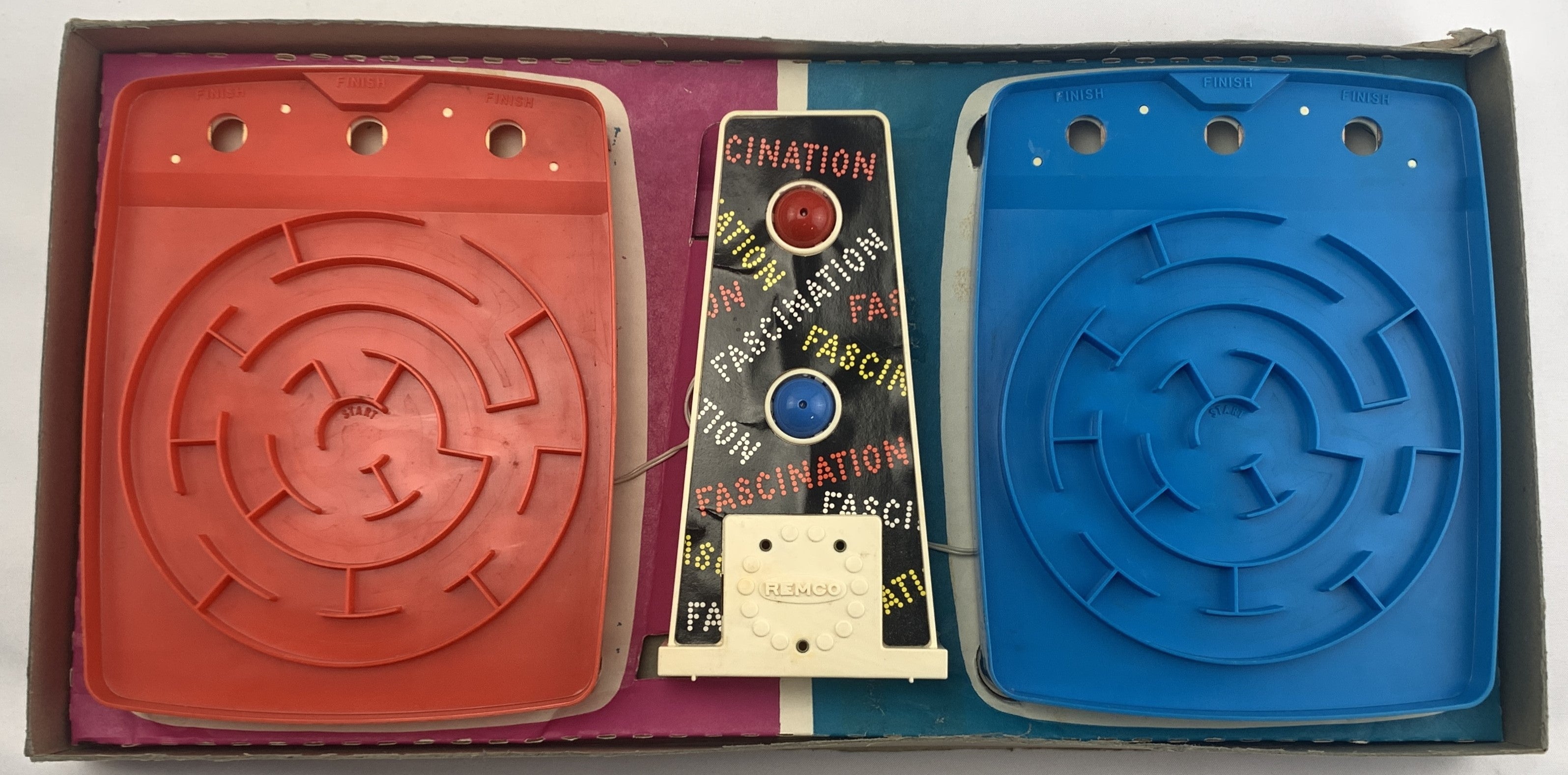 Fascination Game Electric Maze Game - 1968 - Remco - Very Good Condition