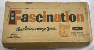 Fascination Game Electric Maze Game - 1961 - Remco - Very Good Condition