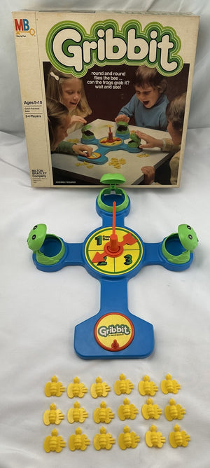 Gribbit Game - 1979 - Milton Bradley - Very Good Condition