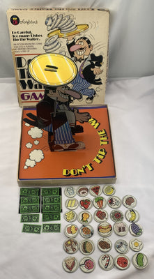 Don't Tip the Waiter Game - 1979 - Colorforms - Good Condition