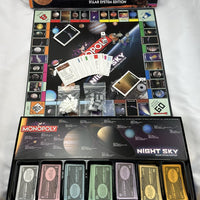 Night Sky Solar System Monopoly - 2010 - USAopoly - Great Condition