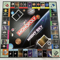 Night Sky Solar System Monopoly - 2010 - USAopoly - Great Condition