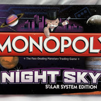 Night Sky Solar System Monopoly - 2010 - USAopoly - Great Condition