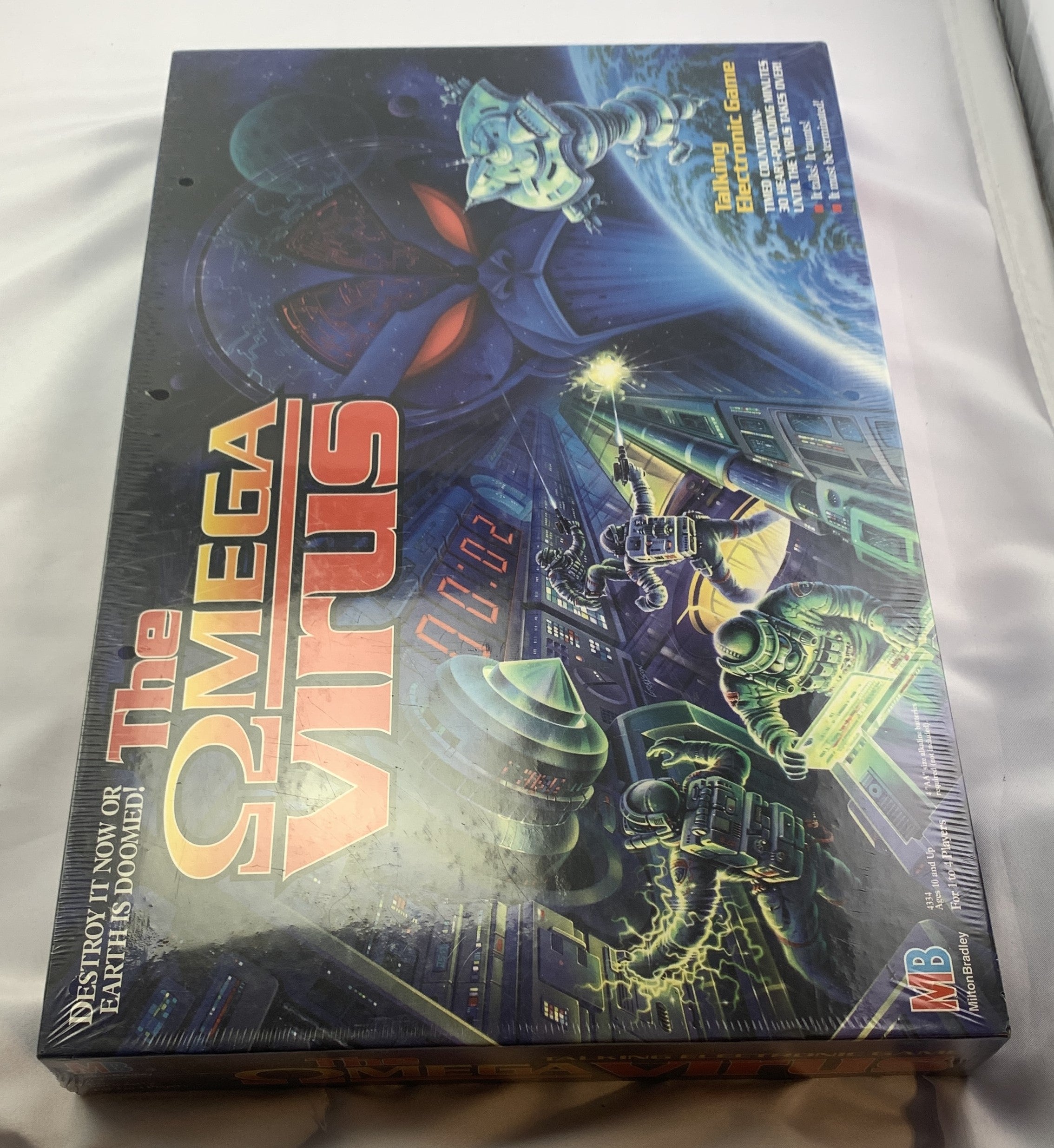 Omega Virus Game - 1992 - Milton Bradley - New/Sealed