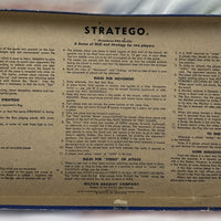 Stratego Game - 1961 - Milton Bradley - Good Condition