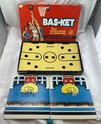 Bas-ket Game Miniature Basketball - 1966 - Cadaco - Good Condition