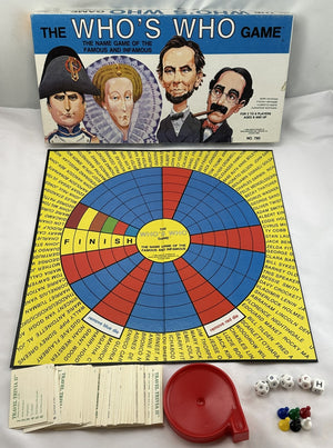 Who's Who Game - 1986 - Cadaco - Great Condition