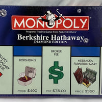 Berkshire Hathaway Diamond Edition Monopoly Game - 2005 - USAopoly - New/Sealed